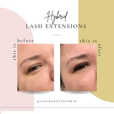 Hybrid Lash Extensions