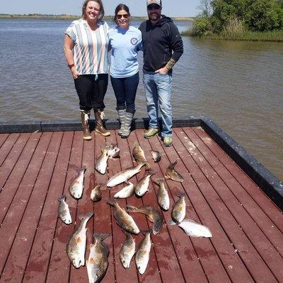 Jason comes down for some great Louisiana Redfish.