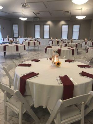 Main hall for wedding