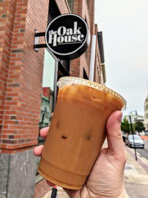 Love iced coffee from Oak House!