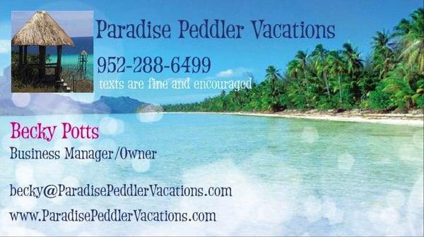 Paradise Peddler Vacations