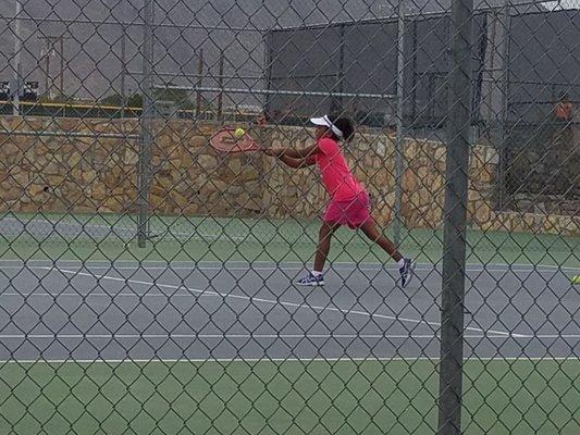 Summer tennis lessons