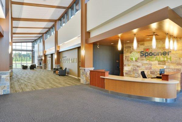 Main Reception at Spooner Health