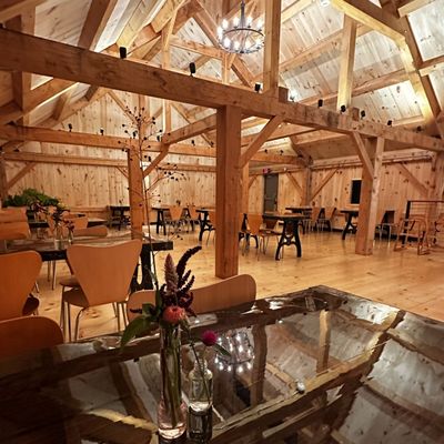 Upstairs dining area/community space