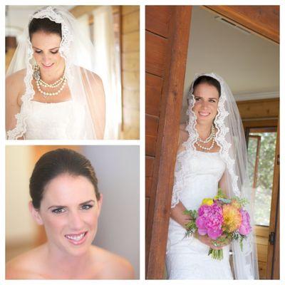 On location wedding makeup @ Lions Park carpinteria