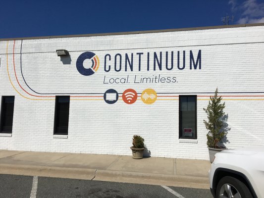 Continuum office in Mooresville. Community owned Cable, Internet and Phone company.