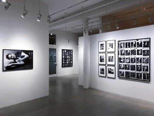 An installation shot of our "2 Women of Style: Louise Dahl-Wolfe and Stephanie Pfriender Stylander" exhibition.