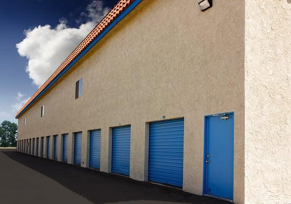 Awesome, clean and secure self storage facility with lockers outside and indoors.