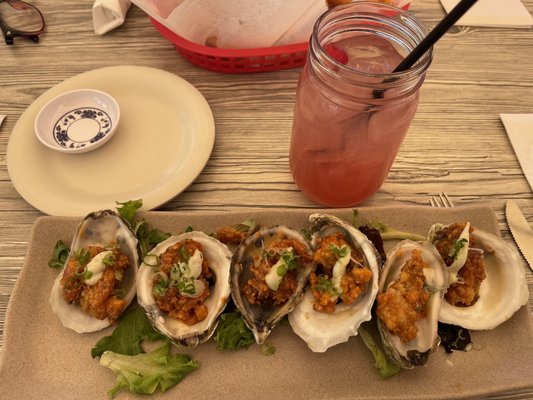 Hot Honey Roasted Oysters (with Princess Peach)