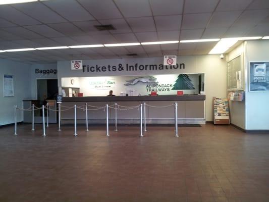 Ticket and information booth