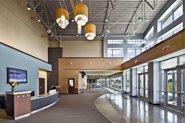 Crossroads Community Church, Aurora, IL - Design by Newman Architecture