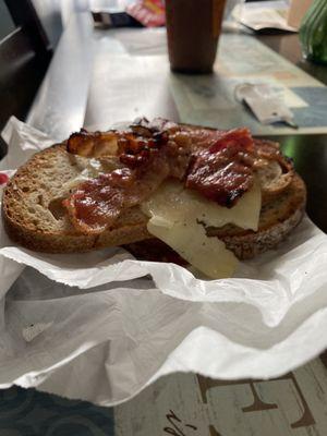 Sweet Black Pepper Bacon Sandwich (sub croissant for sourdough$