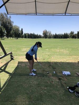 Golf set up / posture