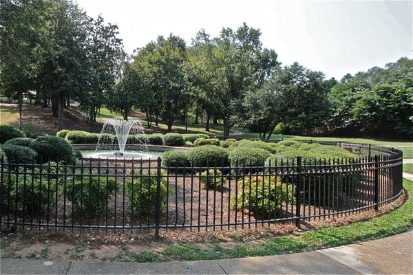 Stowe Park Fountain in beautiful, historic downtown Belmont, NC!