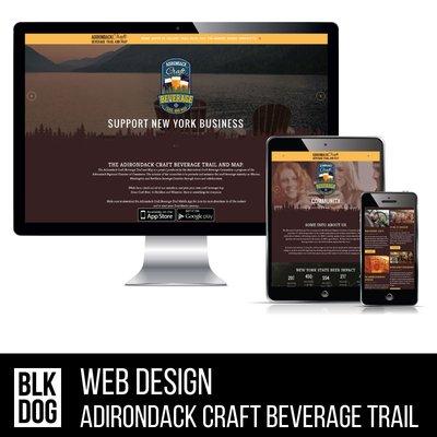 Web Design - Adirondack Craft Beverage Trail