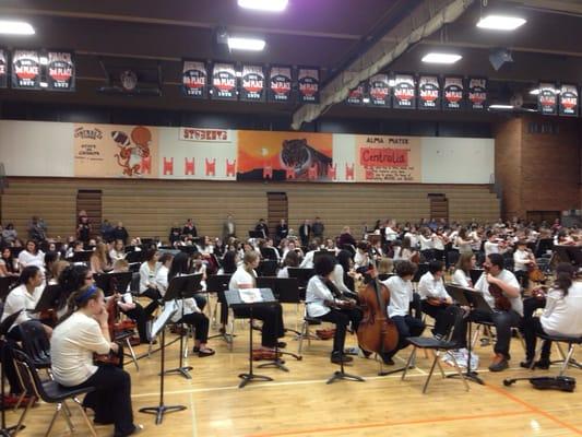 Strings Concert in Gym