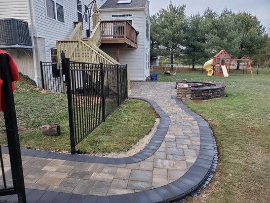 Paver walkway