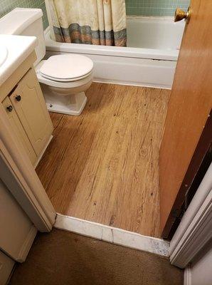 Bathroom Floor Installation