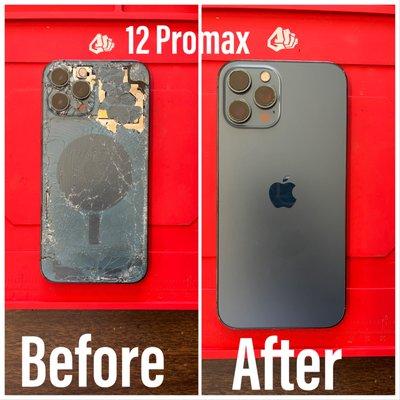 iPhone 12 promax backglass replacement