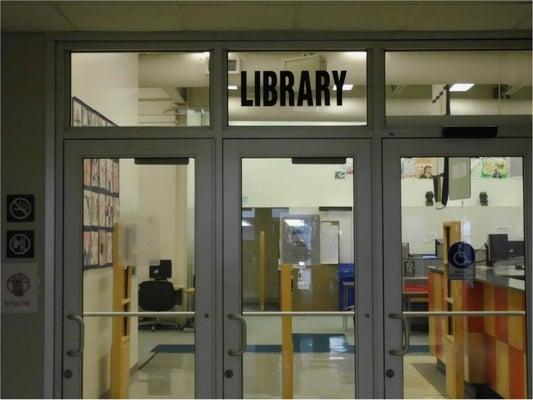 The library at the Takoma Park/Silver Spring Campus