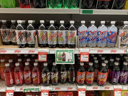 Detroit Faygo! And they have all the diet flavors too! 2/$1 on sale- grabbing a ton to fill the pool fridge.