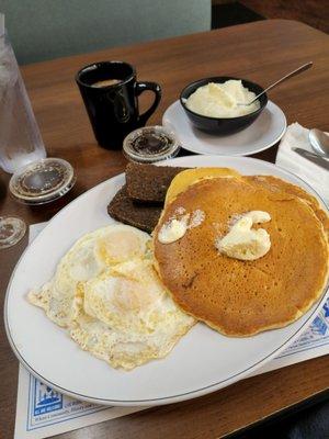 Great 8.99 breakfast plus some grits on the side. I ate like a pig that morning.