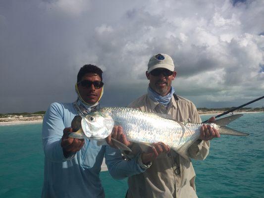 Caught my biggest tarpon on a fly rod!! I love Cuba!! :)