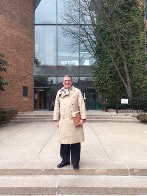 A nostalgic day for me at the Bucks County Courthouse where I can remember having major trials in every single courtroom duri...