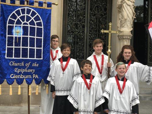 Our acolytes take a trip to the National Cathedral in Washington, DC each fall to participate in the National Acolyte Festival