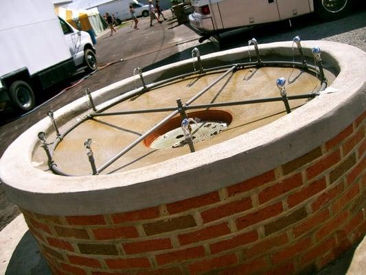 Really cool drinking fountain on the fairgrounds