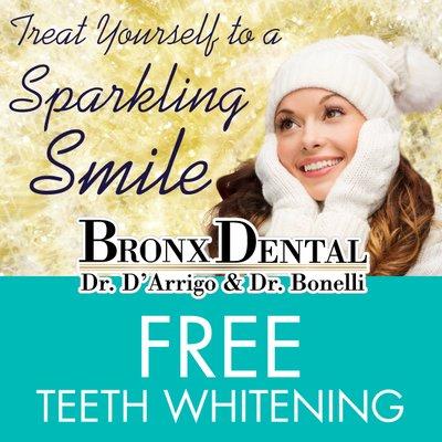 Why not give yourself the gift of a brighter smile for the new year? A Teeth Whitening at Bronx Dental is the answer.