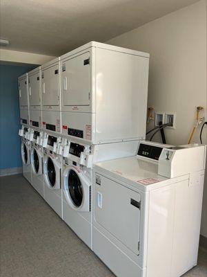 Washer/Dryer Combos are one of the laundry equipment that we have!  Give us a call for a FREE quote!