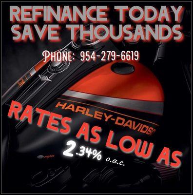 Refinance Your Motorcycle Today and Save Thousands!