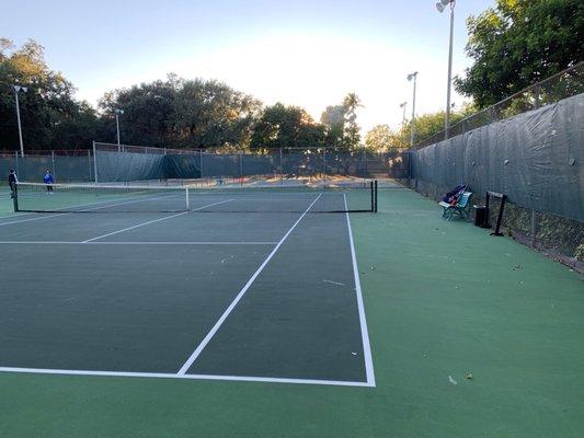 1 of 3 hard courts available