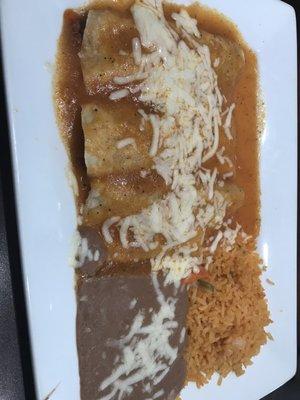 Three Enchiladas Combo