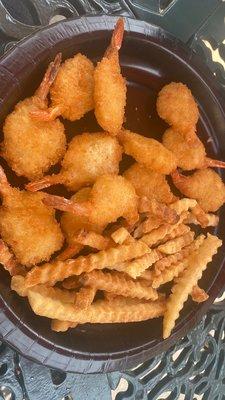 Shrimp and fries