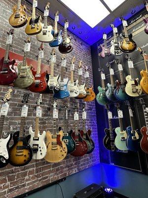 Lots of cool electric guitars to choose from