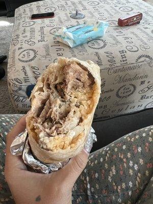 Carnitas burrito