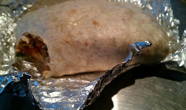 Steak burrito