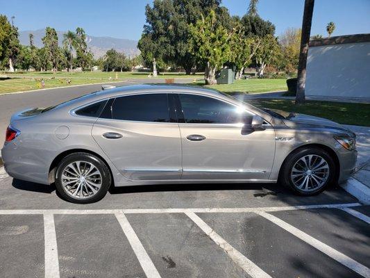 I enjoyed detailing this Buick. It just shows beauty to my touch the shine the happiness of the owner of this car