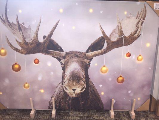 Light up moose picture