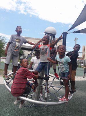 Urban Exploration Summer Camp "Squishy Spinny" playground