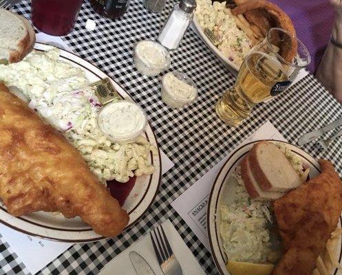 Crispy fork tender fish fry. Not grease laden either. A-plus!