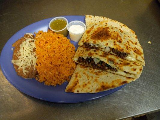 Combinacion de quesadilla