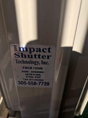 Impact Shutter Technology