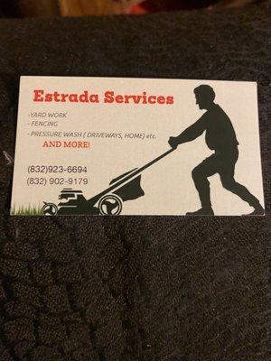 Landscaping services and powerwashing