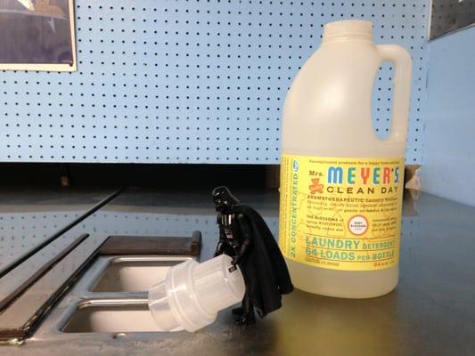 Papa Vader only uses Mrs.Meyer's Clean Day to protect the twins sensitive skin.