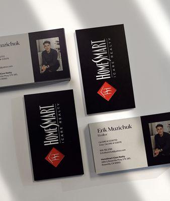 Place an order for Business cards to put your name out there!