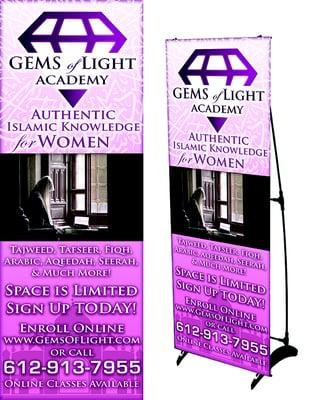 Boost your business with one of our professional banner stands. A must-have for conventions and events.