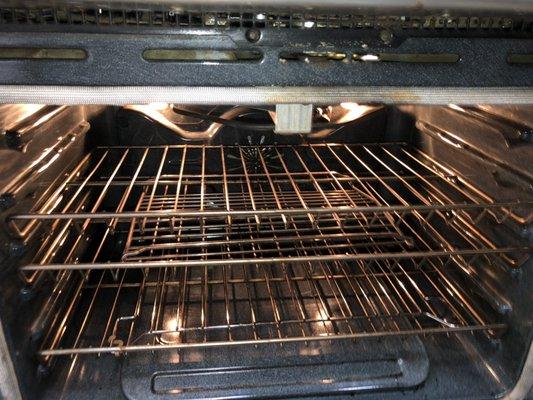 Inside oven cleaning